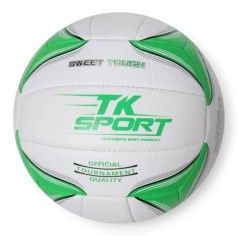 Мʼяч волейбольний TK Sport, мʼякий PVC, 280 грам, гумовий балон (ЗЕЛЕНИЙ)
