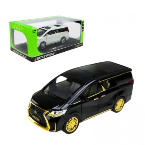 Машина АВТОПРОМ LEXUS LM300H (ЧЕРНАЯ)