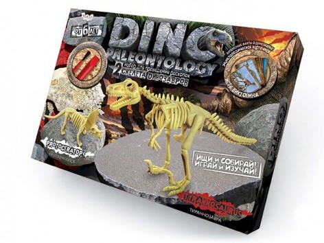 Набір для проведення розкопок "DINO PALEONTOLOGY", "Тіранозавр", DP-01-03