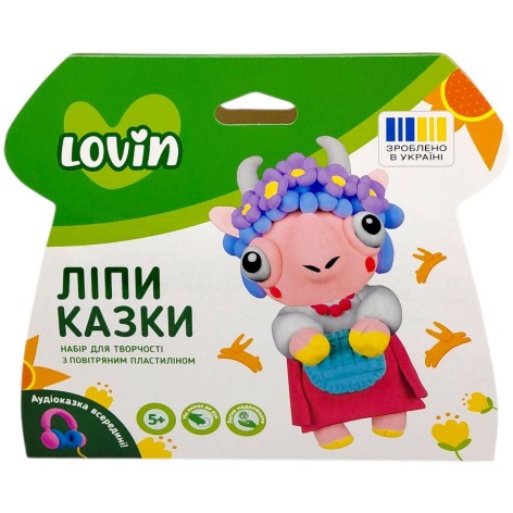 Набор для творчества с воздушным пластилином "ЛепиСказки" (ОВЕЧКА)