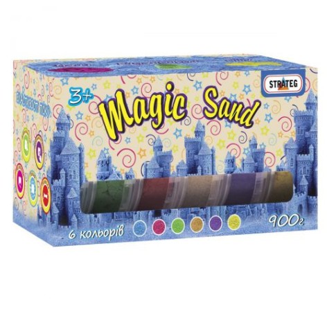 Кинетический песок "Magic Sand", 6 цветов