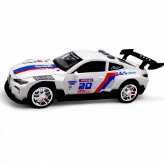 МАШИНКА ИНЕРЦИОННАЯ "BMW M4 COMPETITION RACING" (БЕЛАЯ)