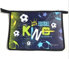 Папка на молнии А4+, football king