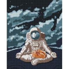 Алмазная мозаика "Космическое спокойствие" ★★★