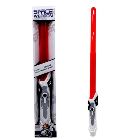 Световой меч "SPACE" со светом и звуком, работает от батареек