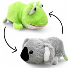 Мʼяка іграшка 2в1 (коала+жабка) 19 см