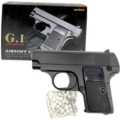 Пистолет с пульками "GALAXY COLT1908" с металлическими элементами