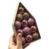 Новогодние украшения (шарики), 12 штук, D=4 см, в коробке
