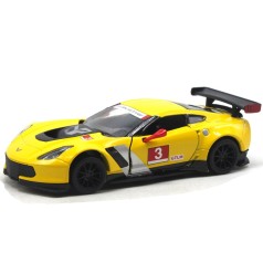 Машинка металлическая "Chevrolet Corvette C7 2016", желтый