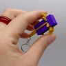3D Брелоки MINECRAFT / МАЙНКРАФТ AXOLOTL/ АКСОЛОТЛЬ KEYCHAIN, 3D печать