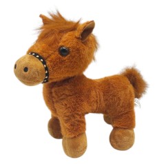 М'яка іграшка "Коник" 16 см (СВІТЛО-КОРИЧНЕВИЙ)