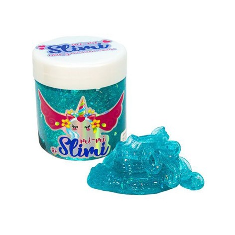 Слайм "Mi-mi Slimi" із фольгою 150 г, блакитний
