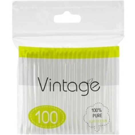 Vintage ватные палочки 100шт полиэтилен NEW