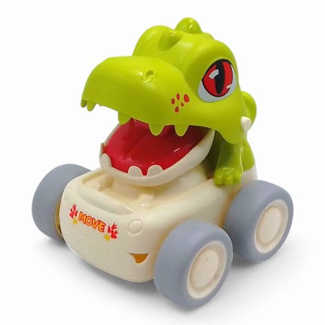 Динозавр заводний на колесах (Салатовий)