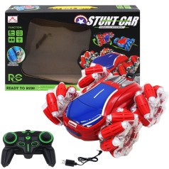 Машинка на радиоуправлении "Stunt Car", красный