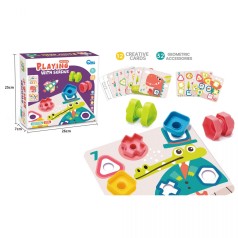 Развивающая игра с винтиками (карточки с заданиями)