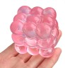 Сквиш антистресс "Куб с пузырьками" 5cm (РОЗОВЫЙ)