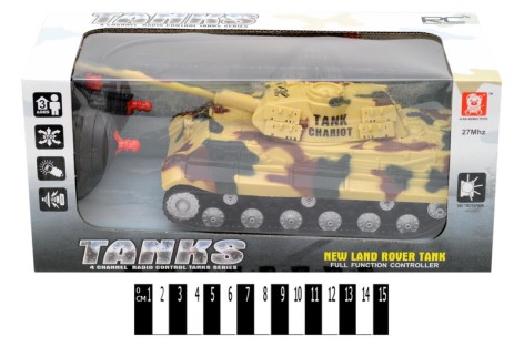 Танк (радіо керув.  з муз. та світ. ефект.  (коробка ) АКХ527-4/72/