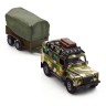 Игровой набор – Land Rover Defender Mилитари (с прицепом)