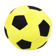 Мягкая игрушка-подушка Мячик футбольный, желтый