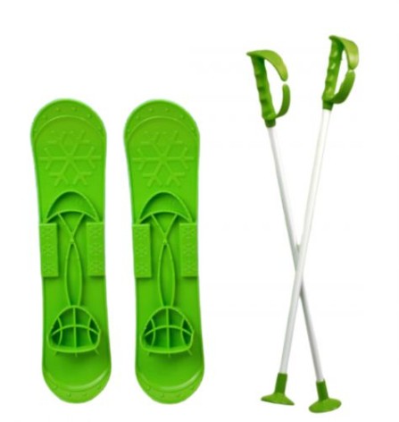 Дитячі лижі "SKI BIG FOOT" (зелені)
