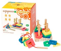 Деревянная игрушка "Логический квадрат"