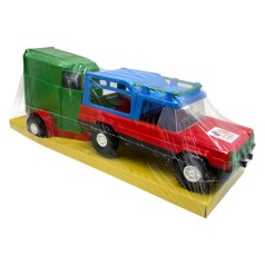 Машина "Мерс с коневозом" (красный + зеленый коневоз)