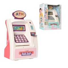 Копилка-банкомат "Baby ATM", розовый