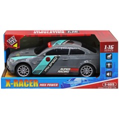 Машинка инерционная  "X-Racer" (серая)