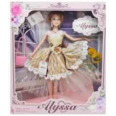 Кукла "Alyssa" в бежевом
