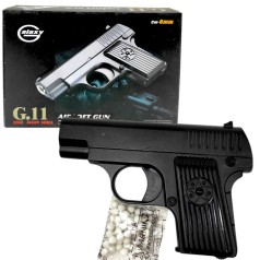 Пистолет с пульками "ТТ Galaxy" С МЕТАЛЛИЧЕСКИМИ ЭЛЕМЕНТАМИ