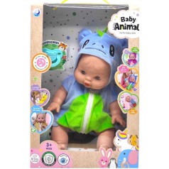 Пупс (висота: 32 см, вініловий, знімний одяг, рухливі кінцівки, аксесуари)