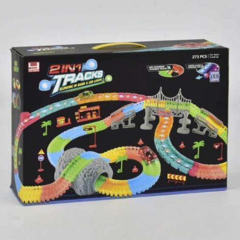 Детский гоночный LED трек "Magic Track" 2 в 1