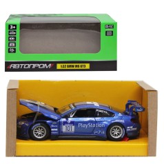 Машинка металлическая "Автопром:  BMW M6 GT3", синяя