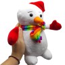 Мягкая игрушка "Снеговик" (24 см) с желтой шапочкой