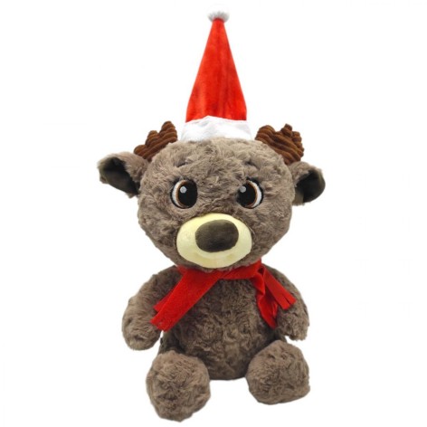 Мягкая игрушка "Олень новогодний" 26 см
