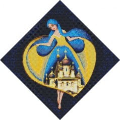 Алмазная мозаика "Берегиня Николаева" 40х40 см