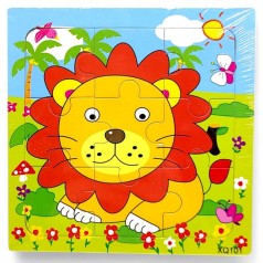 Рамка-пазл міні "Лев 2", 15х15 см