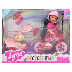 Игровой набор "Кукла Милана на велосипеде", вид 1