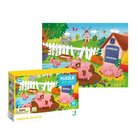 Пазл "Поросята у пруда" 30 эл