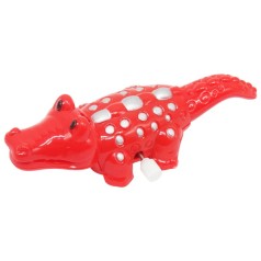 Заводная игрушка "Крокодил", красный