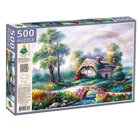Пазлы 500 "Идеальный коттедж"