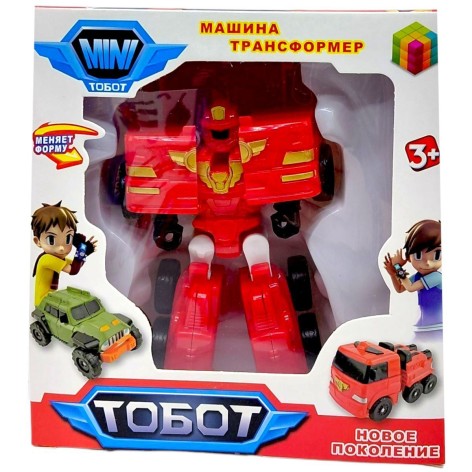 Трансформер Тобот 15x7x14 см (КРАСНЫЙ)