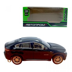 Машина АВТОПРОМ 1:32 BMW X6 (ЧЕРНАЯ) кор 18*8*9 см.