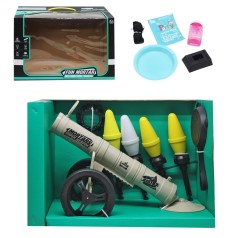 Миномет с мыльными пузырями "Fun Mortar" (бежевый)