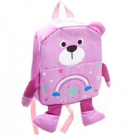 Рюкзак дитячий "Ведмедик" (світло-рожевий)