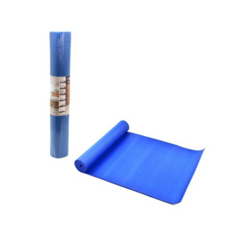 Килимок для йоги, 4 мм (блакитний)