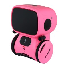 Интерактивный робот с голосовым управлением - AT-ROBOT (розовый) укр