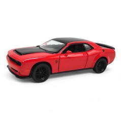 Машинка металлическая "KINSMART DODGE CHALLENGER SRT-DEMON" (КРАСНАЯ)