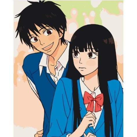 Картина по номерам "Аниме. Достучаться до тебя" 40х50 см